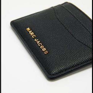 Marc Jacobs card holder with gold logo